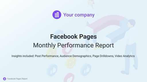 Facebook Pages Report Template