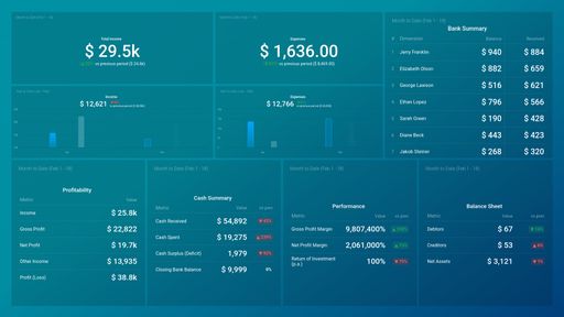 Xero Account Balance Overview