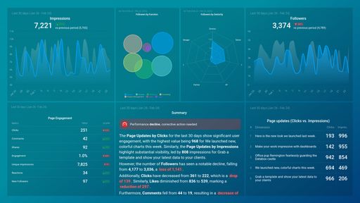 Dashboard example