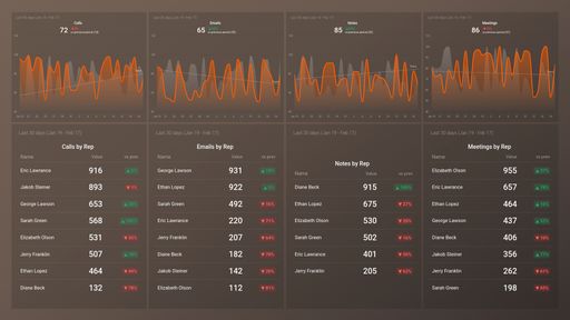 Sales Team Activity